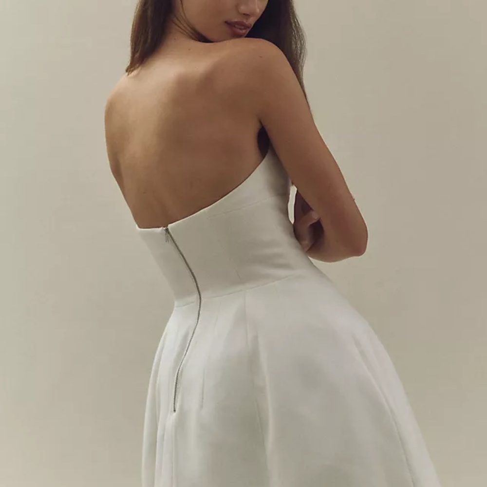 Bardot 'Mirian' Strapless Hourglass Mini Dress in Ivory (NWT) - Picture 2 of 6
